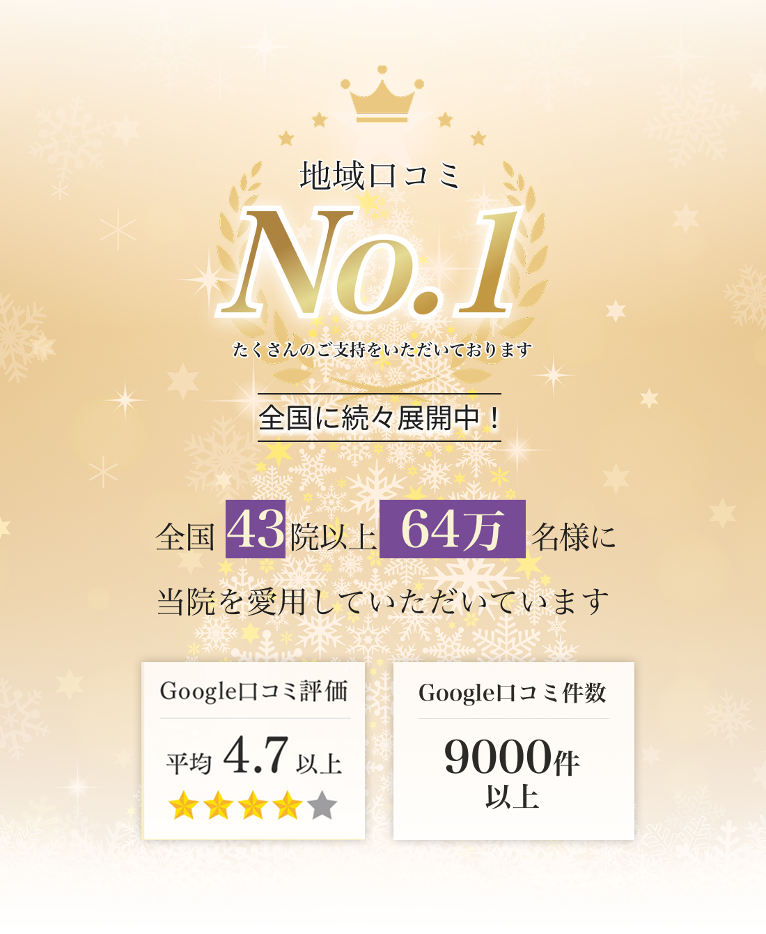 地域口コミNo.1 全国に続々展開中!